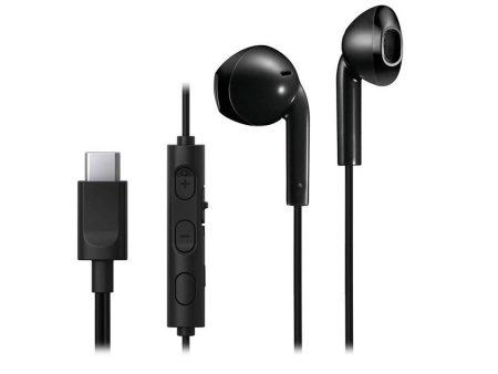 JVC HA-FR17UC In-Ear Hovedtelefoner m. USB-C og Mikrofon - Sort Fashion