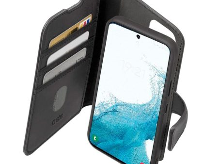 SBS Samsung Galaxy S22 Duo Mag Wallet Cover - Sort Fashion