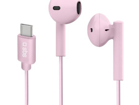 SBS Studio Mix 65 Hovedtelefon In-Ear m. USB-C & Mikrofon - Pink For Cheap