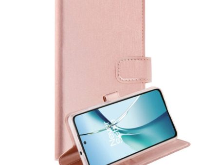 OnePlus Nord CE4 Lite - Vivanco Classic Wallet Flip Cover m. Pung - Lyserød For Sale