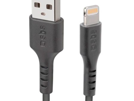 SBS USB-A til Lightning Kabel MFI - 1 Meter - 480 Mbit s - Sort Supply