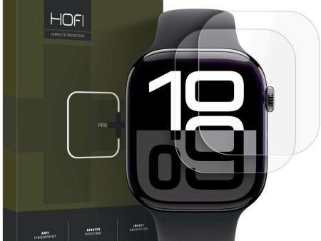 Apple Watch 10 (46mm) Hofi Hydroflex Pro+ Beskyttelsesfilm - 2 Stk. - Gennemsigtig Cheap