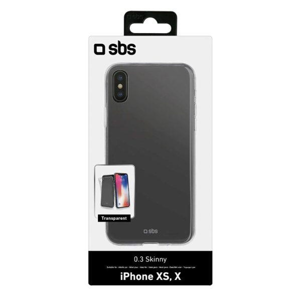 SBS iPhone X   Xs Skinny Cover - Gennemsigtig Online Sale