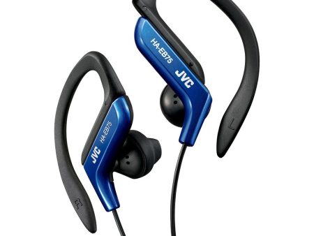 JVC HA-EB75 In-Ear Sports Headset m. Jackstik - Sort   Blå on Sale