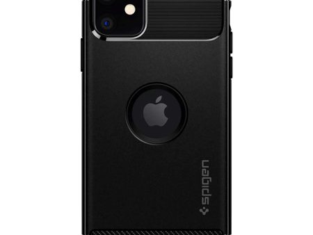 iPhone 11 Spigen Rugged Armor Cover - Sort Online