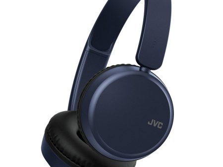 JVC Deep Bass HA-S36W Trådløse On-Ear Høretelefoner - Blå Online Sale