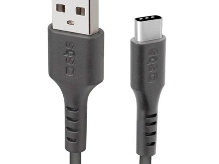 SBS USB-C Kabel - 3 Meter - 480 Mbit s - Sort Online now