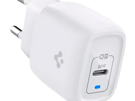 Spigen PowerArc ArcStation Pro GaN 20W Vægoplader m. USB-C - Hvid For Cheap