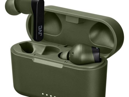 JVC Powerful Sound HA-A9T Trådløse In-Ear Høretelefoner - Grøn For Discount