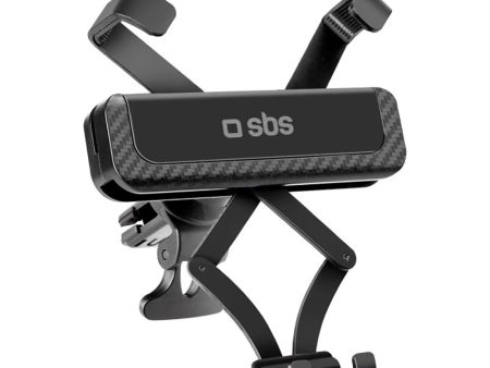 SBS New Jersey Gravity Mobilholder til Ventilation - Max Mobil: 105 x 35mm - Sort Hot on Sale