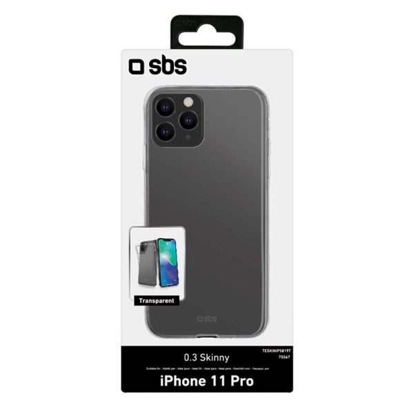 SBS iPhone 11 Pro Skinny Cover - Gennemsigtig Online