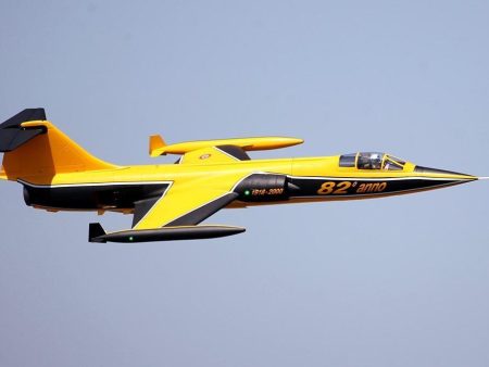 Freewing F-104 Starfighter Yellow 90mm EDF Jet - PNP For Discount