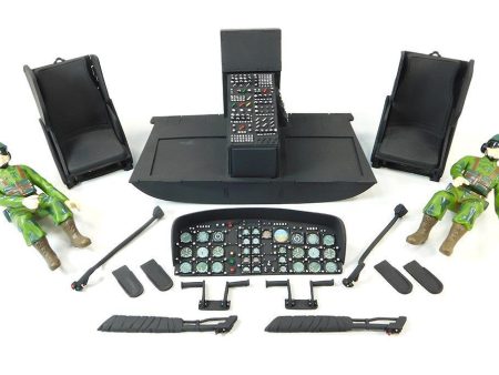 Roban 600 Size UH-1N Iroquois Complete Cockpit Set For Cheap