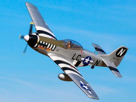 E-flite P-51D Mustang BNF Basic V2 with AS3X® 1.2m (48 ) Wingspan - BNF Online