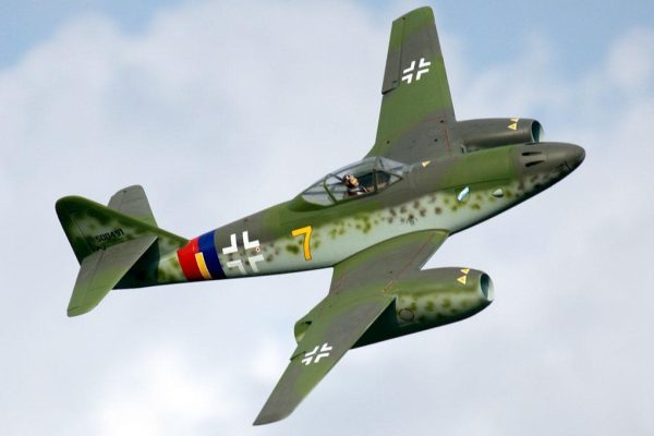 Freewing Messerschmitt Me 262  Yellow 7  V2 Twin 70mm EDF Jet - PNP Discount