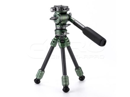 TILTA TT-VT03-FB Tabletop Video Fluid Head with 1-Stage Carbon Fiber Tripod Legs (3KG) Online