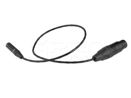 CGPro Mini 3pin XLR Male To Full 3pin XLR Female Cable For BMPCC4K Online now