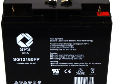 12V 18Ah rechargeable SLA (Sealed Lead Acid) battery with FP terminals For Discount