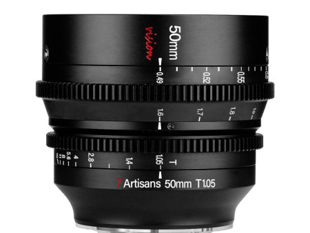 7Artisans 50mm T1.05 APS-C MF Cine Lens E FX RF L M43 Z cam mount For Cheap