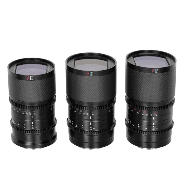 SIRUI Saturn 35 50 75mm Full-frame Carbon Fiber Anamorphic 3-Lens Set Hot on Sale