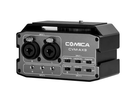 Comica Audio CVM-AX3 Dual-Channel Audio Mixer for DSLRs (B-Stock) on Sale