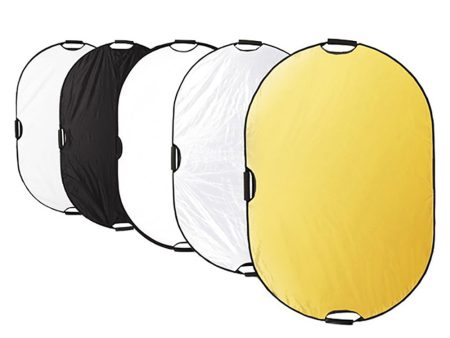 Selens Oval 5-in-1 Reflector with Handle Online now