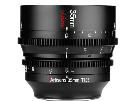 7Artisans 35mm T1.05 APS-C MF Cine Lens E FX RF L M43 Zcam Mount For Cheap