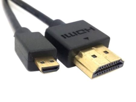 CGPro Super Thin Micro HDMI Male to HDMI Male HDMI Cable 100cm Online Sale