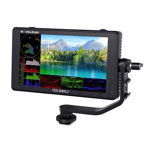 FEELWORLD LUT6S 6  2600nits HDR 3D LUT Touch Screen Camera Field Monitor 3G-SDI 4K HDMI Input Output Cheap