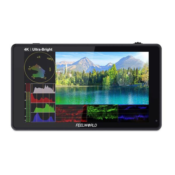 FEELWORLD LUT6S 6  2600nits HDR 3D LUT Touch Screen Camera Field Monitor 3G-SDI 4K HDMI Input Output Cheap