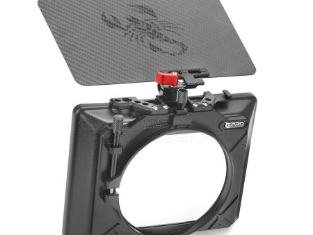 CGPro 114mm Indie Carbon Clamp on Mini-Matte box 4x4    4x5.65  on Sale