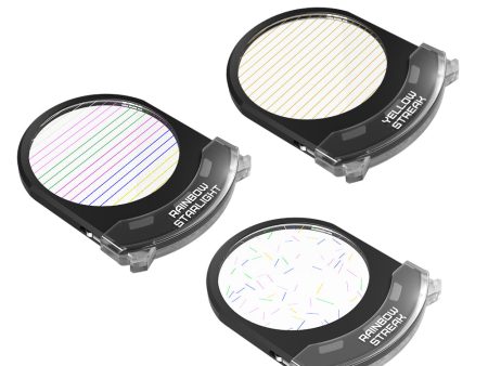 DZOFILM Catta Coin Plug-in Filter Artistic Set For Catta Zoom only Blue  Golden  Rainbow streak filters & Rainbow Starburst on Sale