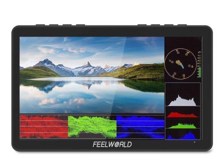 FEELWORLD F5 Pro V4 5.5 Inch Touch Screen Monitor 1920x1080 4K HDMI Input Built-in  F970 Power Adapter Online now