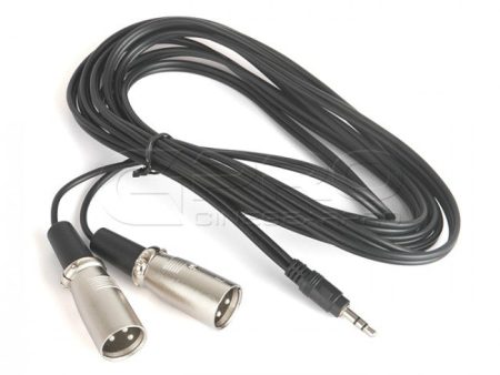 CGPro Dual Male XLR Cable to 3.5mm jack Fashion