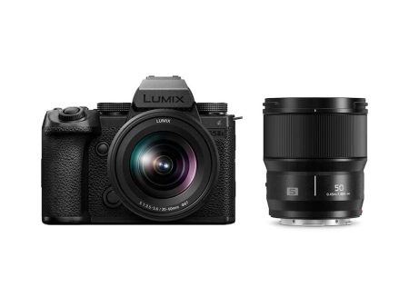 Panasonic LUMIX DC-S5IIX Body with Lumix S 20-60mm and 50mm Lens on Sale