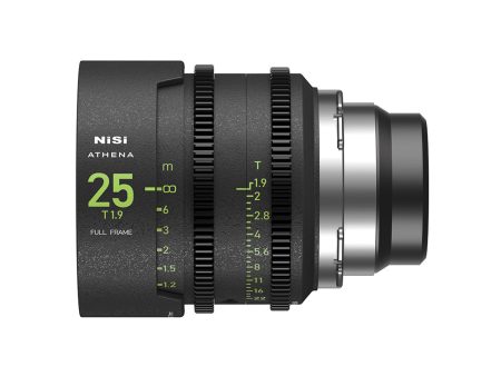 NiSi ATHENA 25mm T1.9 PRIME Full Frame Cinema Lens PL E G Mount For Discount