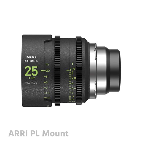 NiSi ATHENA 25mm T1.9 PRIME Full Frame Cinema Lens PL E G Mount For Discount