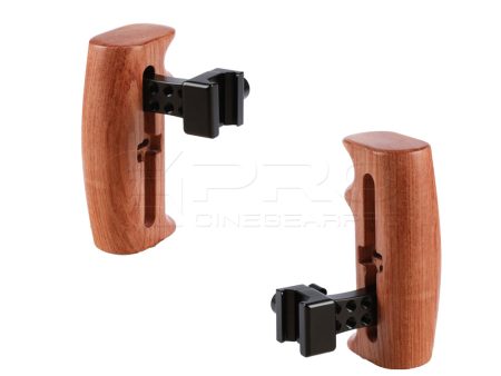 CGPro Wooden Handle Grip With NATO Clamp Connection For DSLR Camera Cage Rig (Either Side) For Sale