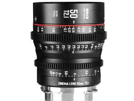 MEIKE Prime 50mm T2.1 for Super 35 Frame Cinema Camera Systems Discount