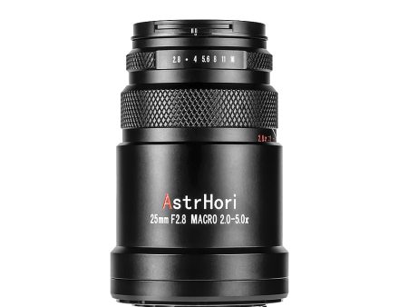 AstrHori 25mm F2.8 2X-5X Ultra Macro Lens Supply