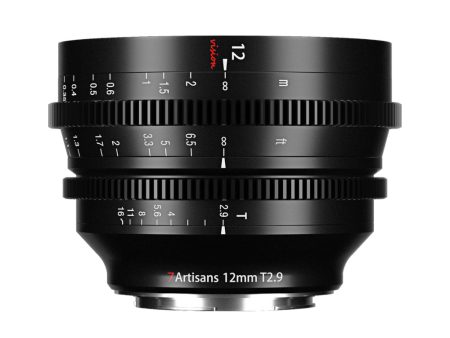 7Artisans 12mm T2.9 APS-C MF Cine Lens E FX RF L M43 Z Mount Online Sale