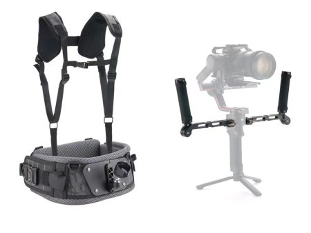 TiLTA GSS-T04-DHB2 Lightweight Dual Handle Gimbal Support System For DJI RS2   RSC2   RS3   RS3 Pro Cheap