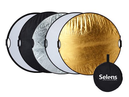 Selens Round 5-in-1 Reflector with Handle Hot on Sale