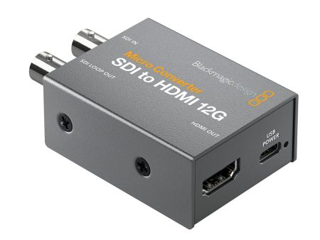 Blackmagic Design Micro Converter SDI to HDMI 12G Hot on Sale