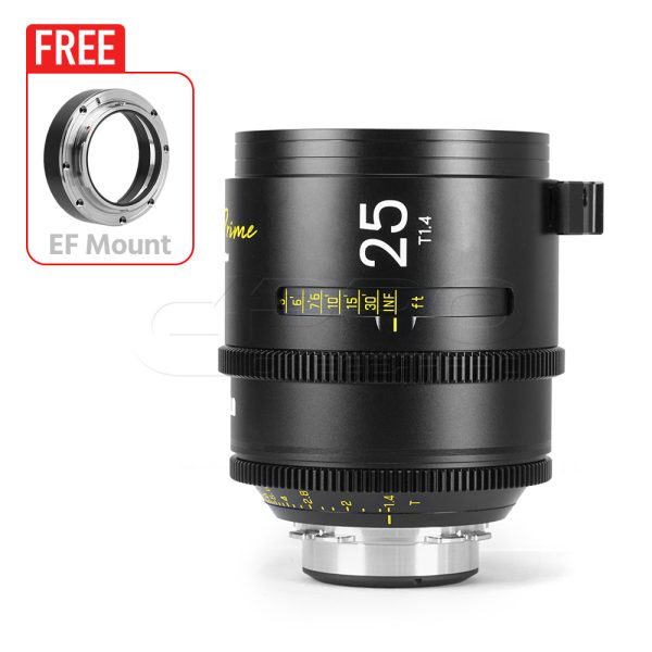 DZOFILM ARLES 25mm T1.4 Super Speed Vista Vision cinema prime lens PL&EF Mount Online now