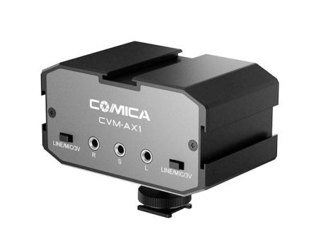 Comica Audio CVM-AX1 Camera-Mount Two-Channel Audio Mixer for DSLR Cameras Online Hot Sale