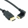 MP4 & Tablet Tf101 & DC & DV HDMI 90 degree Right angled male to mini HDMI CABLE For Discount