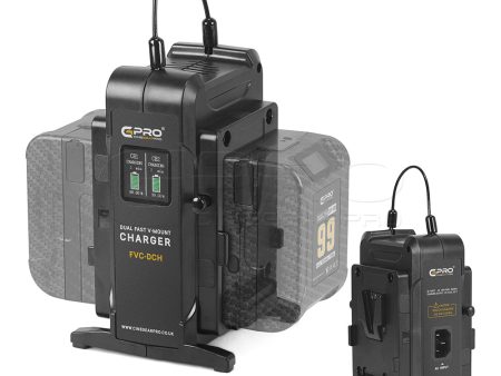 CGPro FVC-DCH Dual Ultra Fast V-Mount Charger For Cheap