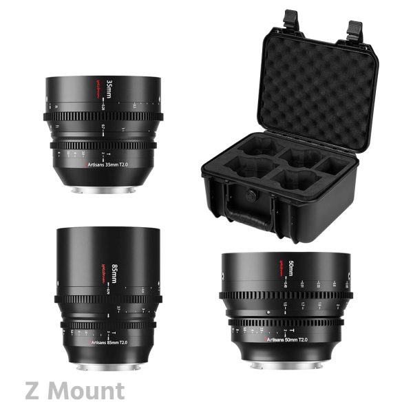 7Artisans 35mm 50mm 85mm T2.0 Full Frame Cine Lens E L Z mount Online