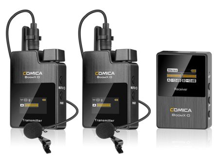 Comica BoomX-D 2.4G Digital Wireless Microphone System for Mirrorless DSLR Cameras D1 D2 Online